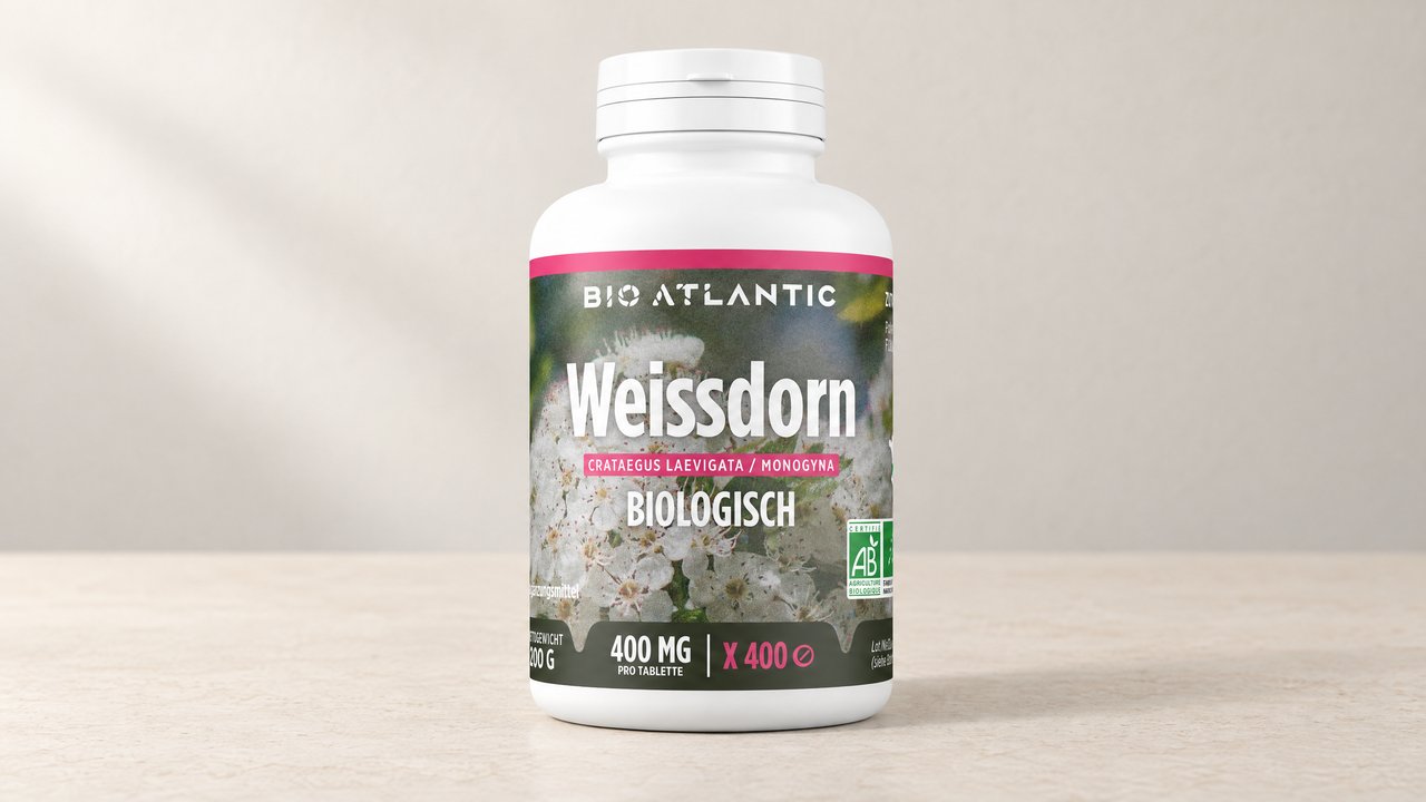 Weißdorn-Tabletten, Flasche